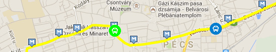 menőBusz - GPS alapú élő buszkövetés és útvonaltervezés